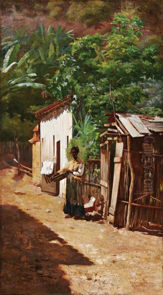 Uma rua da favela - view 1