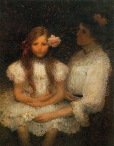 Minha familia (A rosa) by Eliseu Visconti