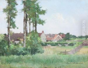 French Village by Louis Marie J. Bapt. Chevalier