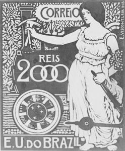 A Engenharia - Projeto para selo integrante da colecao vencedora do Concurso dos Correios de 1904 A Engenharia - Projeto para selo integrante da colecao vencedora do Concurso dos Correios de 1904