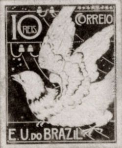 A Correspondencia - Projeto para selo integrante da colecao vencedora do Concurso dos Correios de 1904 by Eliseu Visconti
