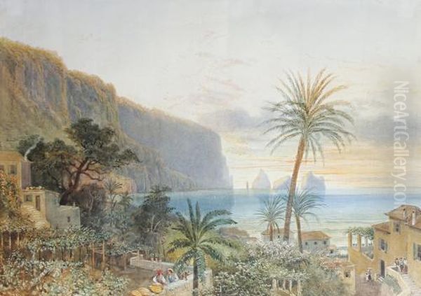 View Of The Faraglioni, Capri - view 1