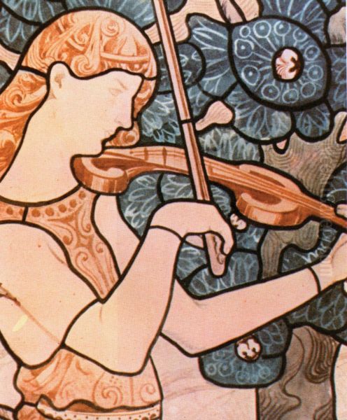 A Musica - Estudo para Vitral - view 1
