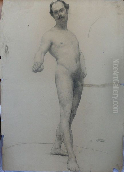 Nu masculino frontal - view 1