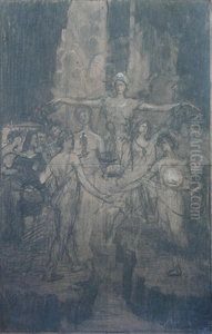 Instrucao (Solidariedade Humana) - Estudo para o painel da Biblioteca Nacional Instrucao (Solidariedade Humana) - Estudo para o painel da Biblioteca Nacional