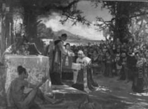 Primeira comunhao na America, da colecao Museu Historico Nacional by Eugenio Teixeira