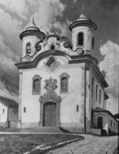 Igreja do Carmo, da colecao Museu Historico Nacional by Hans Nobauer
