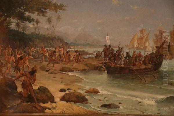 Oscar Pereira da Silva - Desembarque de Cabral - view 1