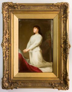 (Mulher ajoelhada), da colecao Museu Historico Nacional