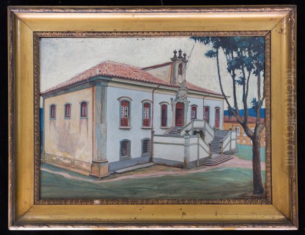 Casa da Camara Municipal de Mariana, MG (atribuido), da colecao Museu Historico Nacional - view 1