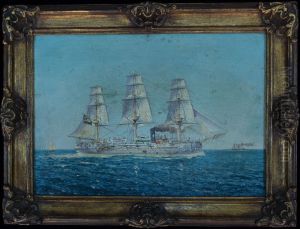 Navio escola Benjamin Constant, da colecao Museu Historico Nacional by E. Presty