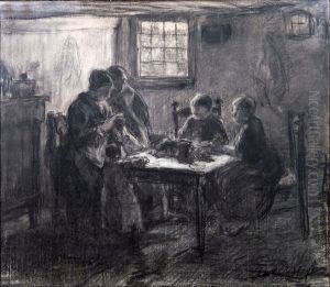 Gezin aan tafel
