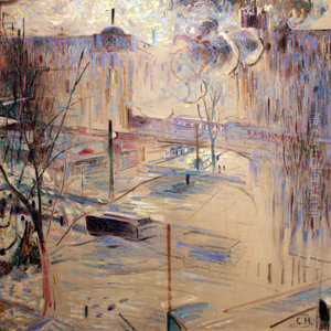 Berlin Savignyplatz mit Stadtbahnbrucke, 1911