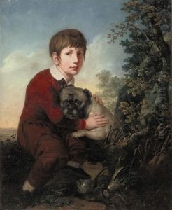 Boy with a dog Boy with a dog