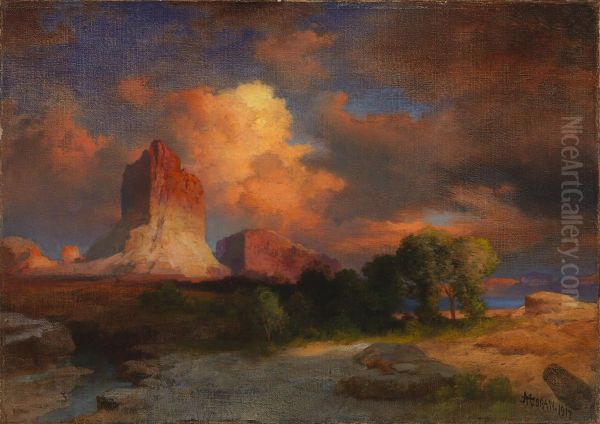 Sunset Cloud, Green River, Wyoming - view 1