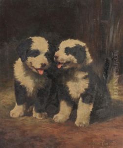 Old English Sheepdog Puppies by Lilian Cheviot