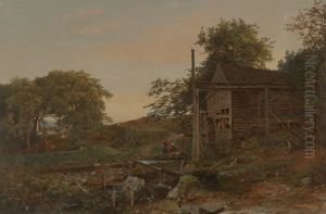 The Watermill by Jasper Francis Cropsey