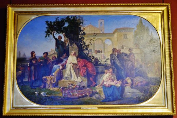 Le Jour du dimanche ; scene florentine du XVe siecle - view 1