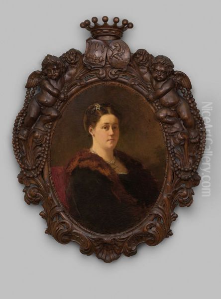 Portret van Alwina Agnes Clementia Bohlen - view 1