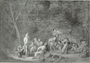 Boisterous Peasants by Adriaen van Ostade