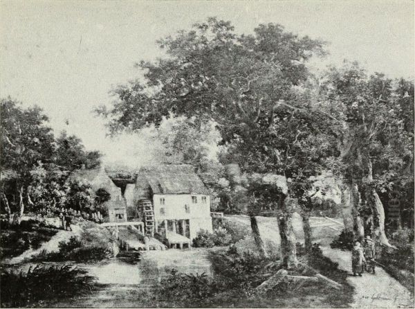 The Watermill in the Forest - view 1