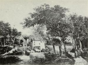 The Watermill in the Forest by Meindert Hobbema