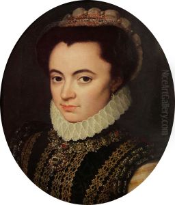 Portrait of Maria of Portugal, Duchess of Parma (1538-1577). by Antonis Mor