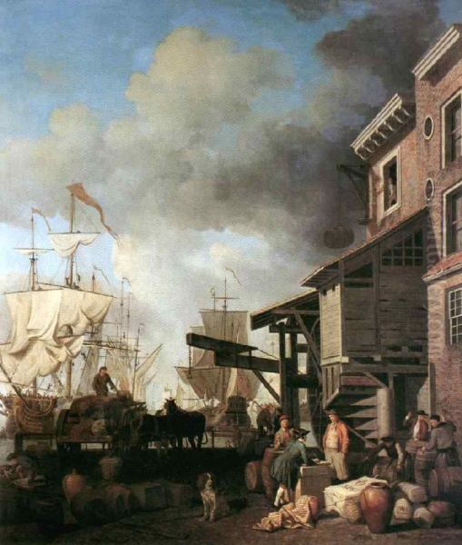 A Thames Wharf - view 1
