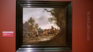 Crossing the Ford by Isaac Van Ostade