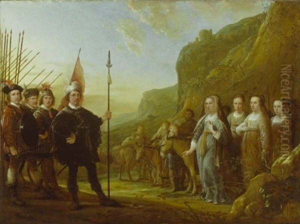 23). Portrait of the family of Lowijs Jacobsz. Molenschot and his wife Janneken Jansdr. Rokus - view 1