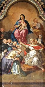 Nossa Senhora e o Menino Jesus e Santos by Andre Goncalves