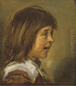 Head of a girl facing right