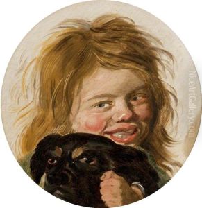 Head of a boy with a dog by Frans Hals
