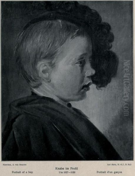 Portrait of a boy in profile - view 1