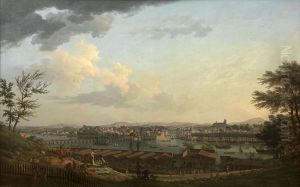 Vue de Bayonne, prise a mi-cote sur le glacis de la citadelle