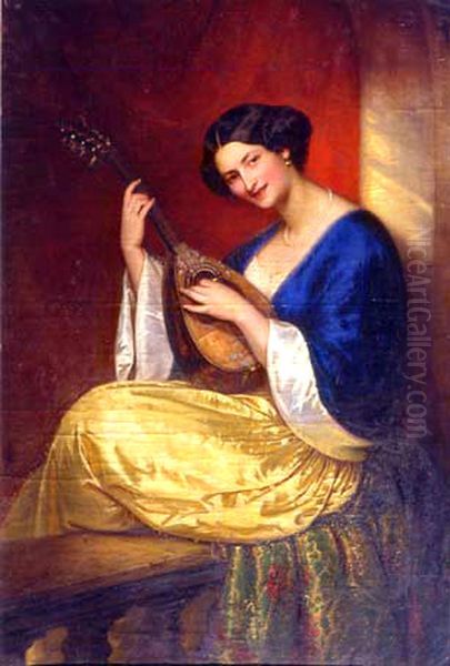 Mandolin Player - view 1