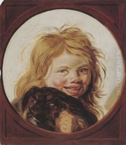 Boy with a dog by Frans Hals