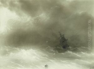 Strong Wind by Ivan Aivazovsky