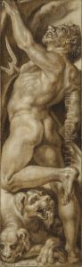 Pluto and Cerberus by Maarten Van Heemskerck
