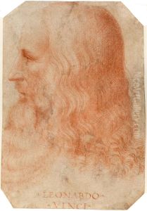 Portrait of Leonardo da Vinci by Francesco Melzi
