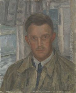 Selvportrett av Nils Alstrup Dahl