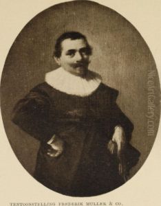 Portrait of a man by Hendrik Gerritsz Pot