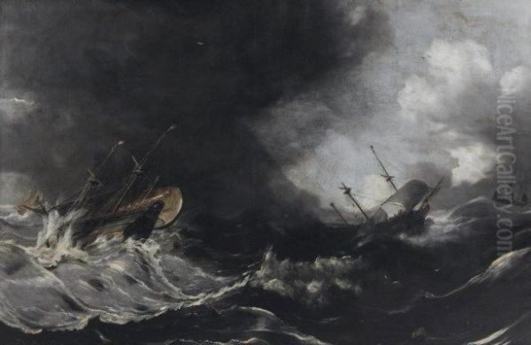 Shipping in stormy waters. - view 1