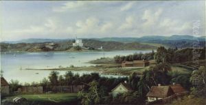 Frognerkilen og Bygdoy sett fra Skillebekk by Peder Balke