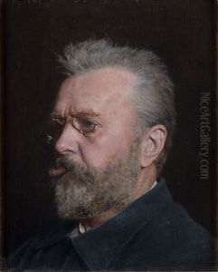 Selvportrett by Carl Sundt-Hansen