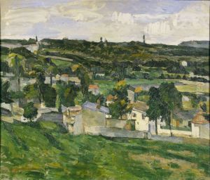 View of Auvers-sur-Oise by Paul Cezanne