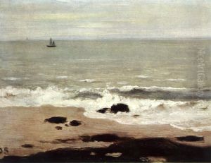 Seestuck bei St. Ives by Otto Scholderer