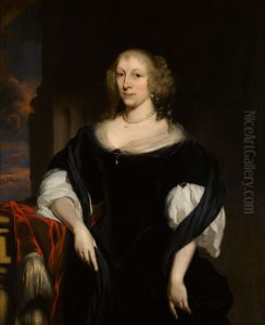 Portrait of Maria Torck ( - 1654) by Nicolaes Maes