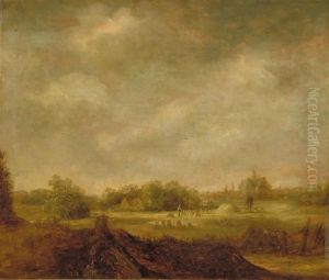 Landscape with Cornfield by Jan van Goyen