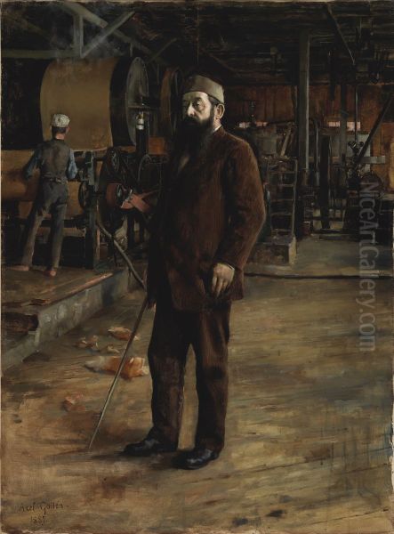 Portrait of Gustaf Adolf Serlachius - view 1